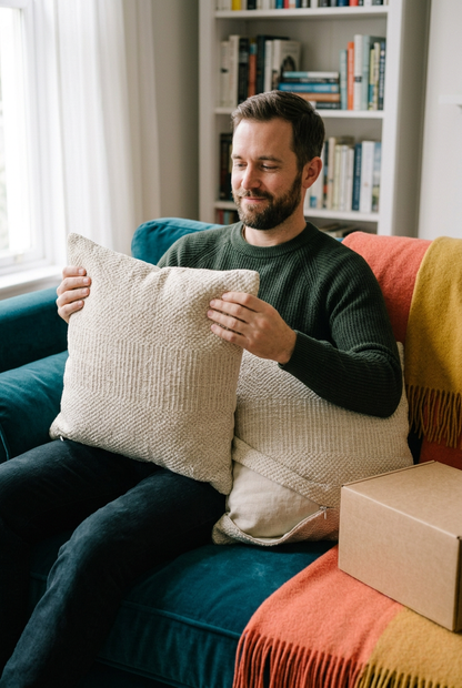 Textured Decorative Pillow Cover Set — additional product demonstration