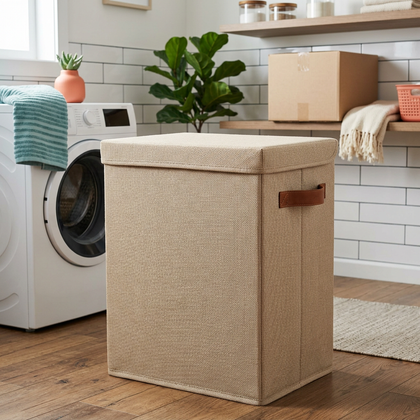 Lidded Foldable Laundry Hamper