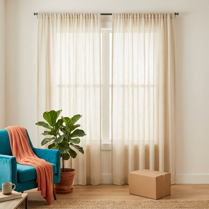 Light-Filtering Curtain Panel Pair