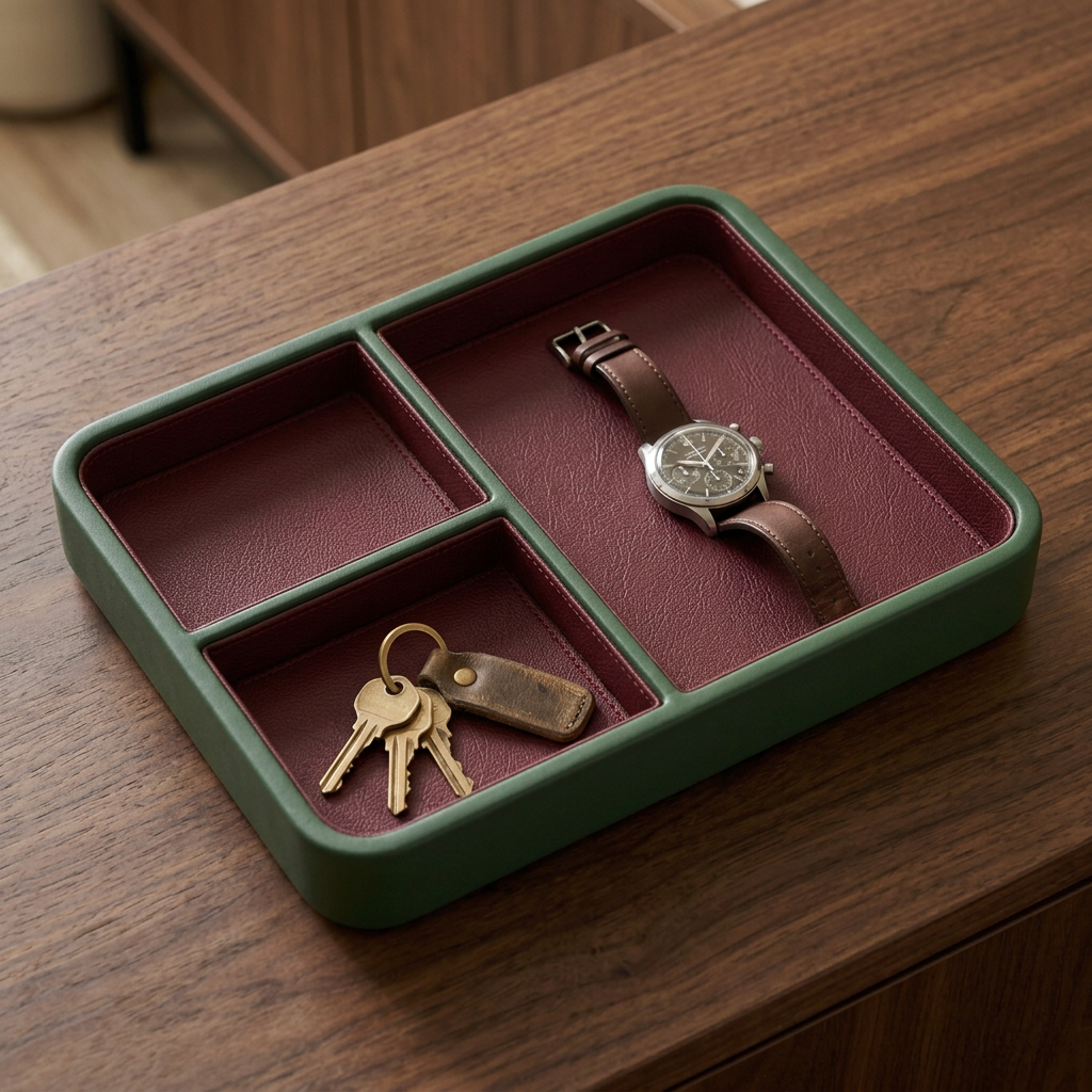 Divided tray organization concept